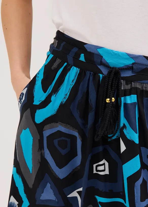 Maxikjol i viskos med mjukt fall, bonprix