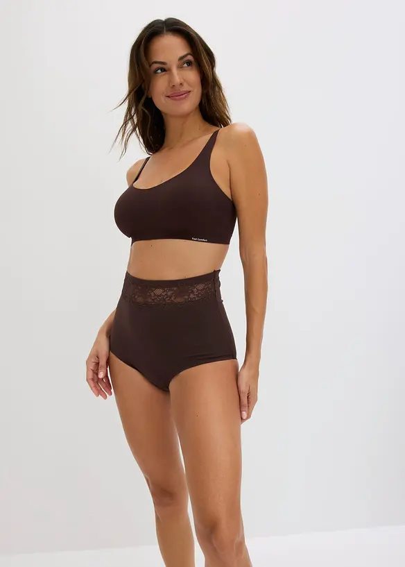 Trosa med l&auml;tt formande effekt (2-pack), bonprix