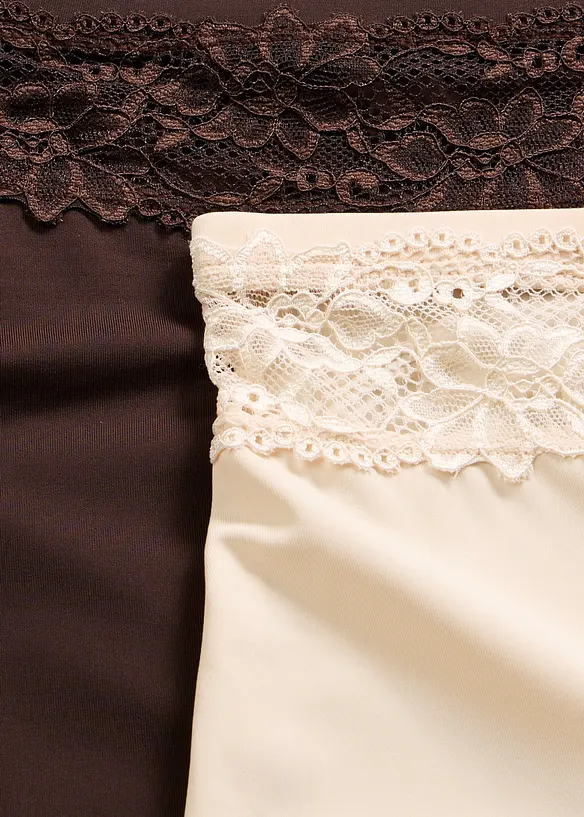 Trosa med l&auml;tt formande effekt (2-pack), bonprix