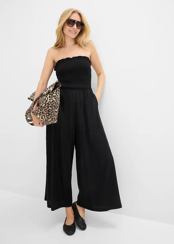 Jumpsuit i f&ouml;ljsam viskos, bonprix