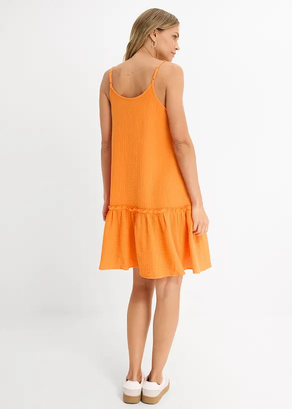 Muslinkl&auml;nning med smala axelband, bonprix