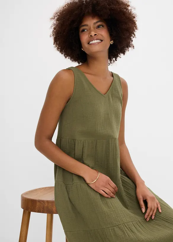 Muslinkl&auml;nning av bomull, bonprix