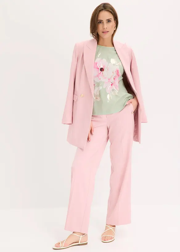 Topp med v&auml;vd inf&auml;llning, bonprix