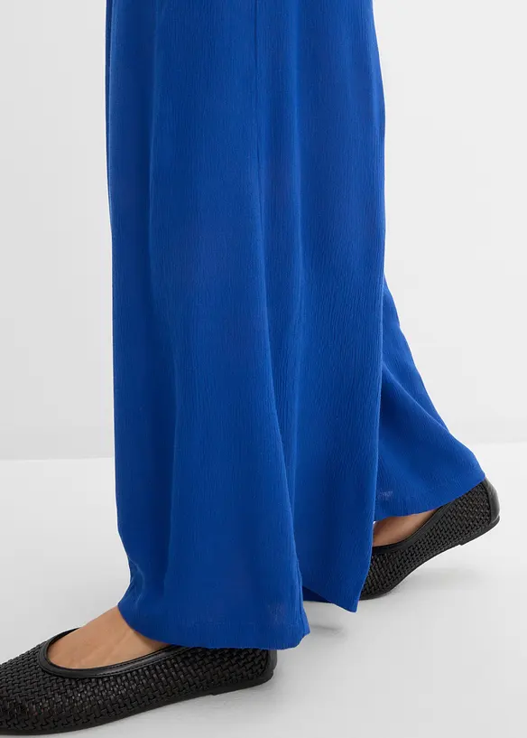 Byxa i dra p&aring;-modell av viskos med mjukt fall, bonprix