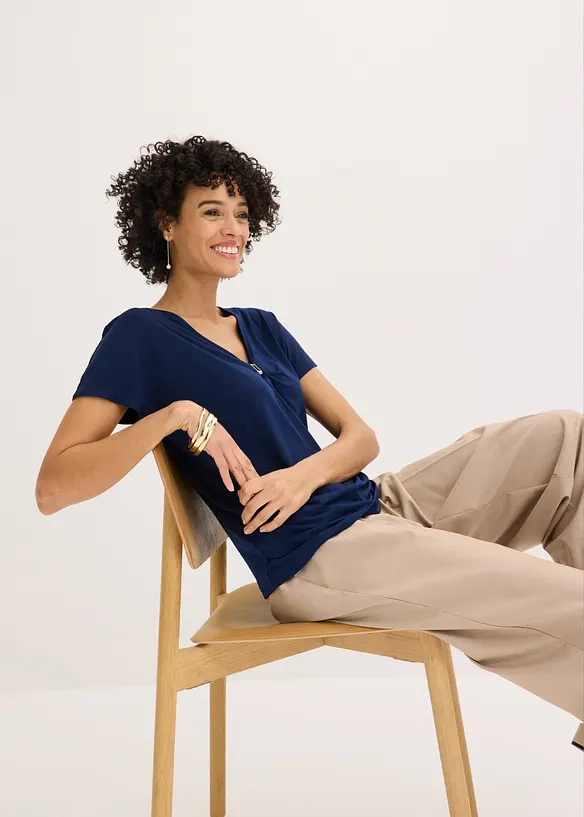 Topp med dekorativ ring, bonprix