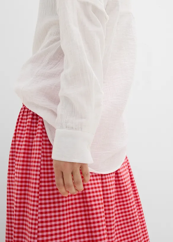 Oversize-skjorta av luftig muslin, bonprix