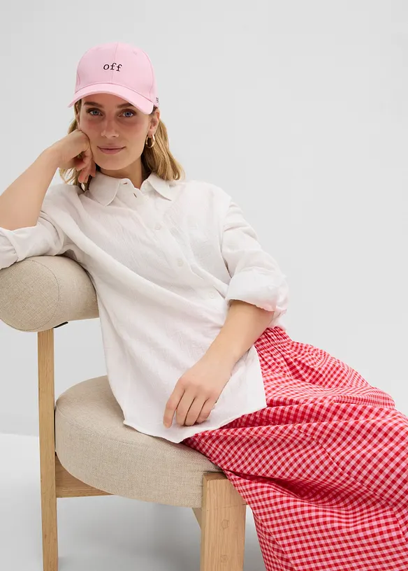 Oversize-skjorta av luftig muslin, bonprix