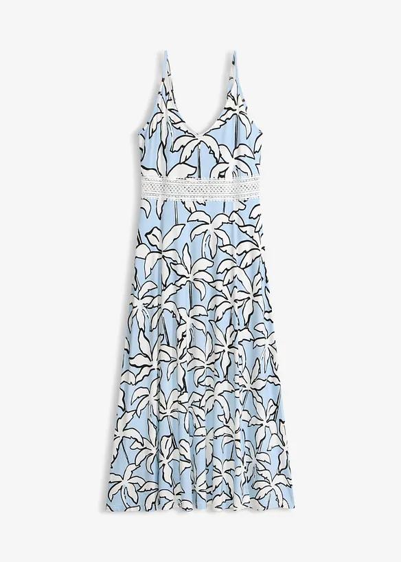 Maxikl&auml;nning med spetsinf&auml;llning, bonprix