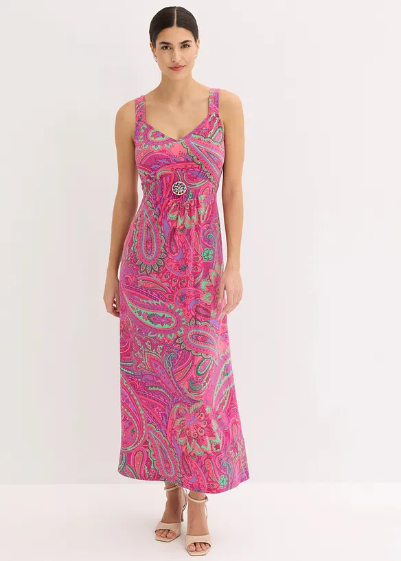 Maxikl&auml;nning med dekorativa smyckestenar, bonprix