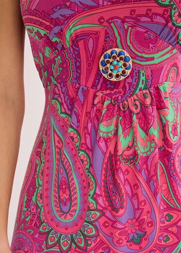 Maxikl&auml;nning med dekorativa smyckestenar, bonprix