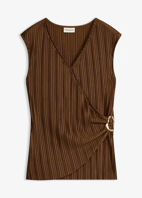 Plisserad topp, bonprix