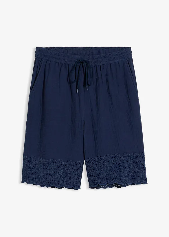 Shorts av luftig muslin, bonprix