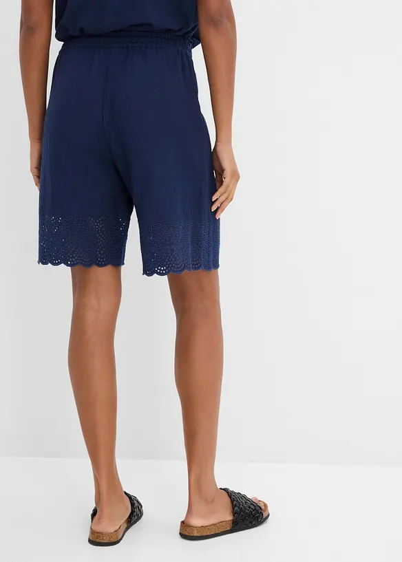 Shorts av luftig muslin, bonprix