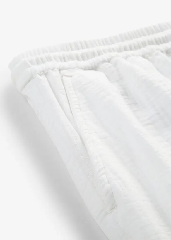 Shorts av luftig muslin, bonprix