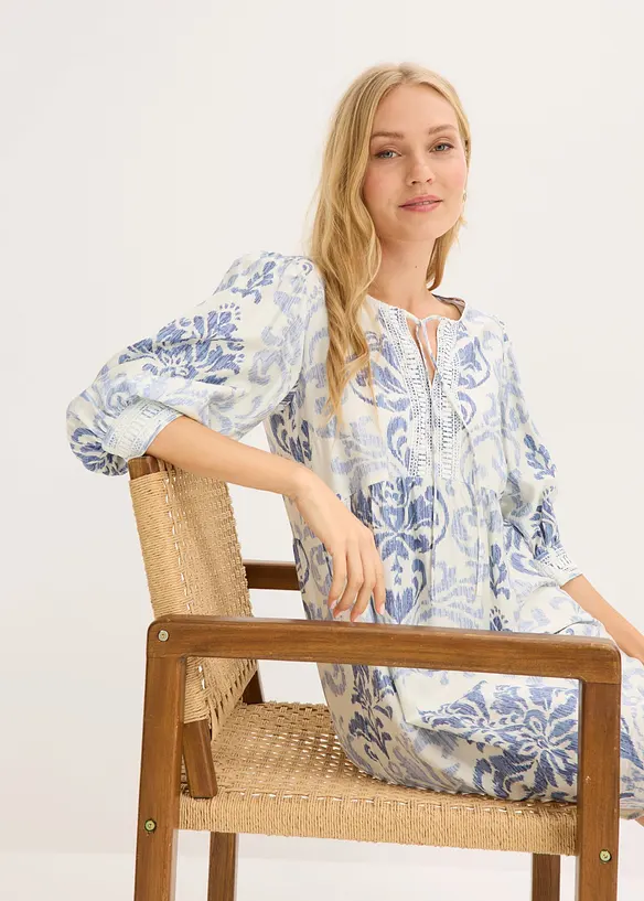 Minikl&auml;nning i viskosmix, bonprix