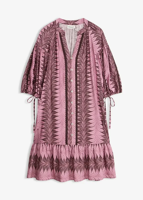 Minikl&auml;nning i mjuk viskosmix, bonprix