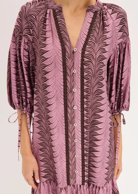 Minikl&auml;nning i mjuk viskosmix, bonprix