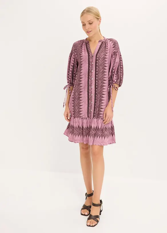 Minikl&auml;nning i mjuk viskosmix, bonprix