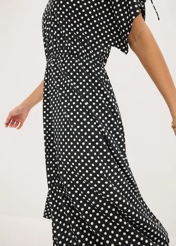 Jerseykl&auml;nning av mjuk modalmix, bonprix