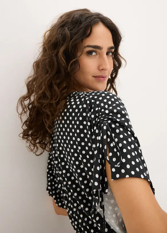 Jerseykl&auml;nning av mjuk modalmix, bonprix