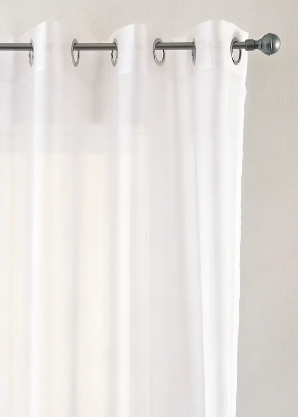 Gardin av luftig voile (1-pack), bonprix