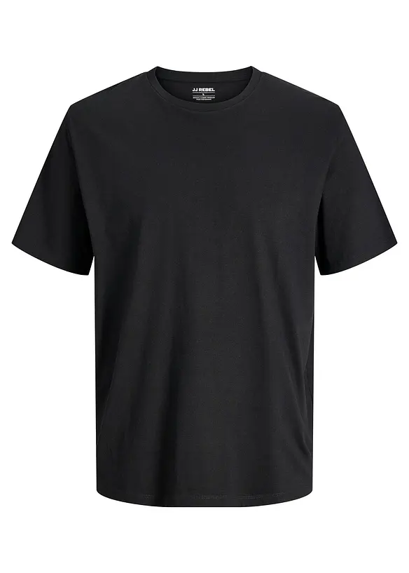 T-shirt i bomull fr&aring;n JJ REBEL, JJ REBEL