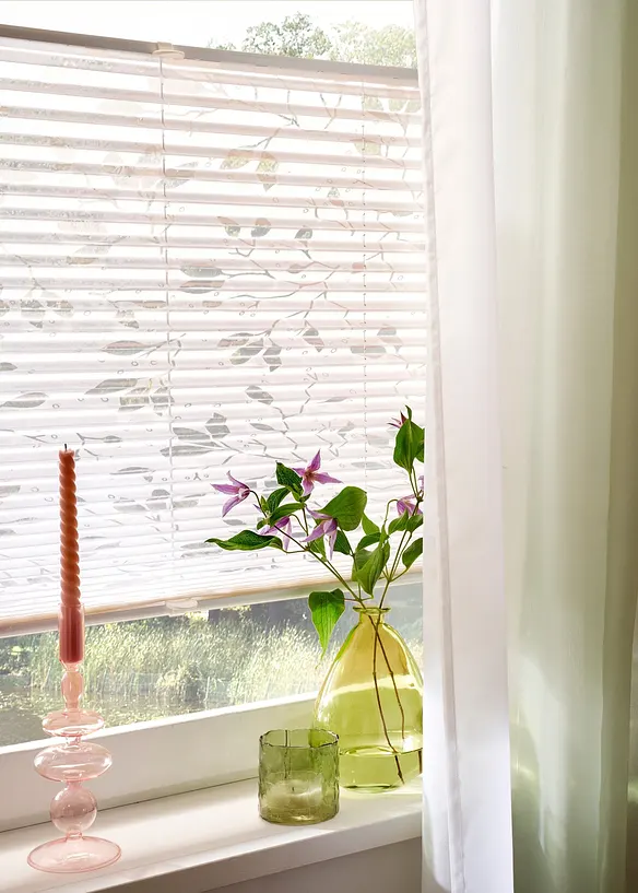 Gardin av l&auml;tt voile, &auml;ven extral&aring;ng (2-pack), bonprix
