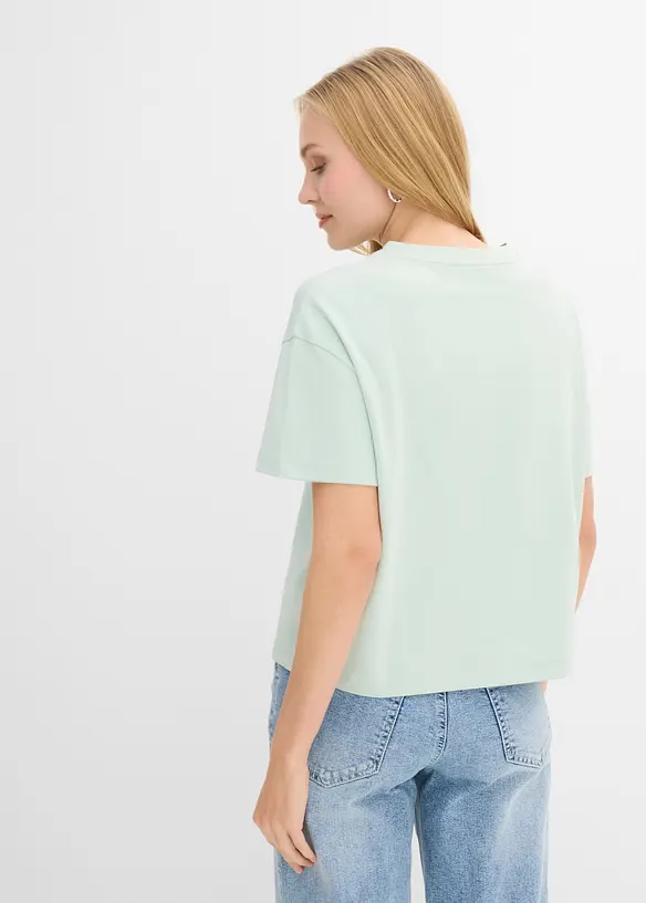 Vid T-shirt i ekologisk bomull, bonprix