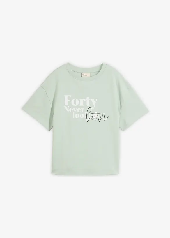 Vid T-shirt i ekologisk bomull, bonprix