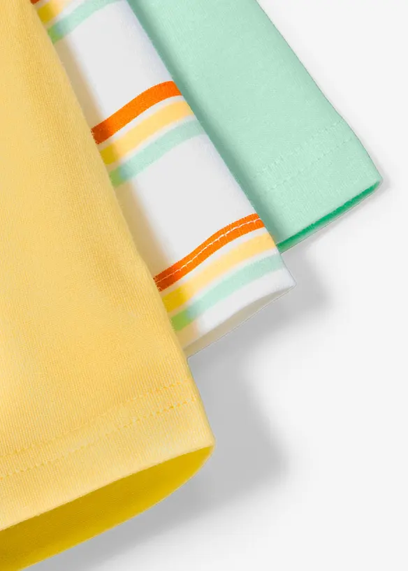 T-shirt i ekologisk bomull (3-pack), bonprix