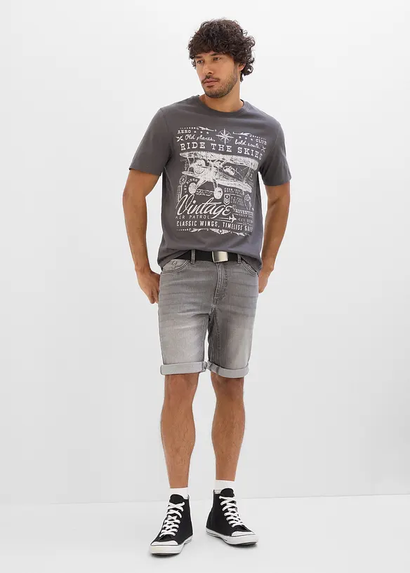 T-shirt i ekologisk bomull, bonprix