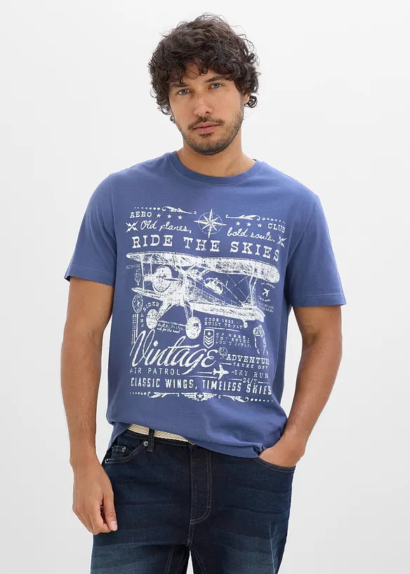 T-shirt i ekologisk bomull, bonprix