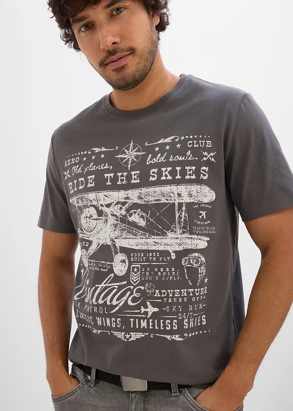 T-shirt i ekologisk bomull, bonprix