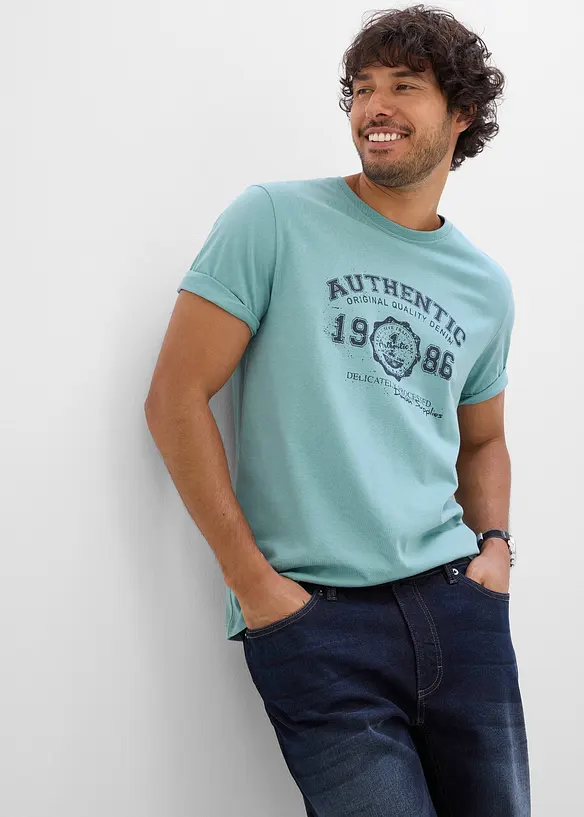 T-shirt i ekologisk bomull (2-pack), bonprix