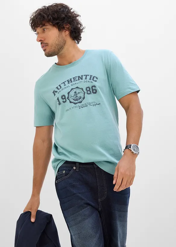T-shirt i ekologisk bomull (2-pack), bonprix