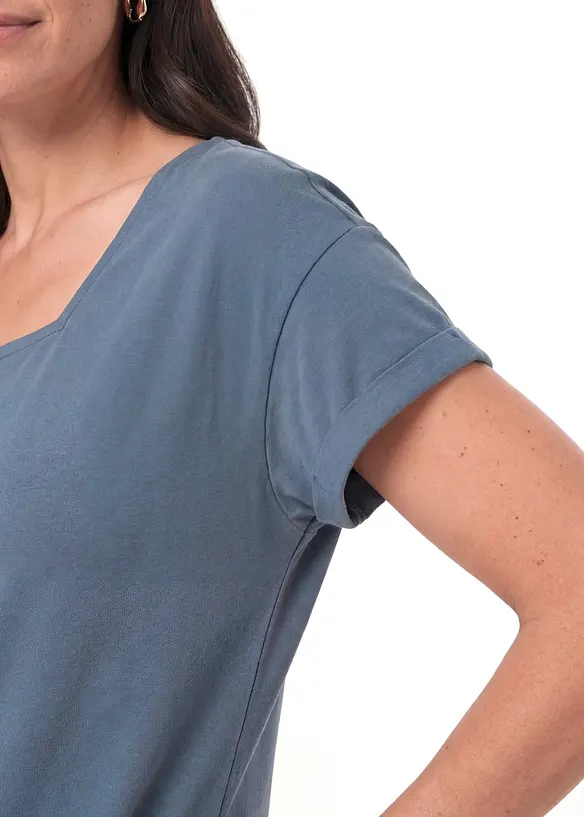 Jerseykl&auml;nning med ekologisk bomull, bonprix