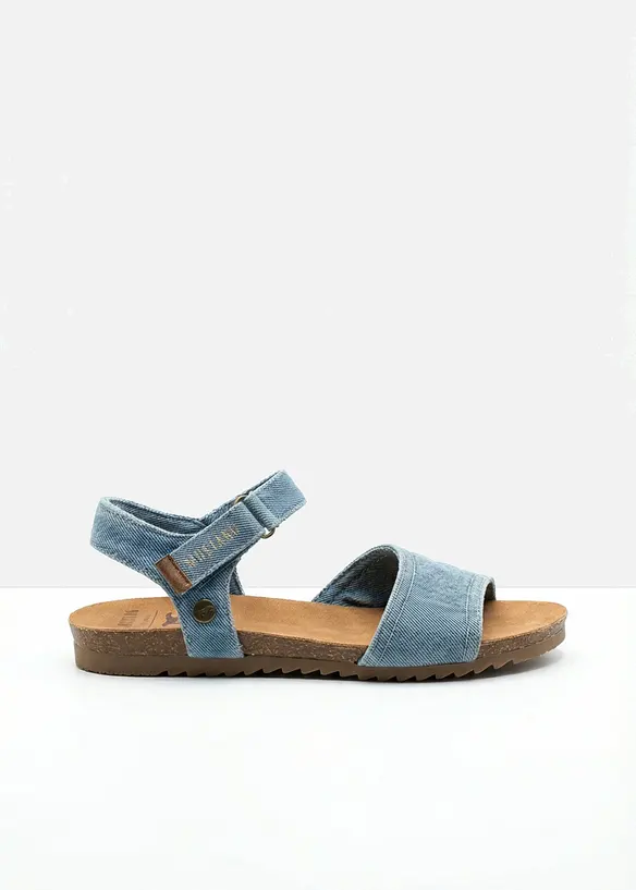 Sandal med denimlook fr&aring;n Mustang, Mustang