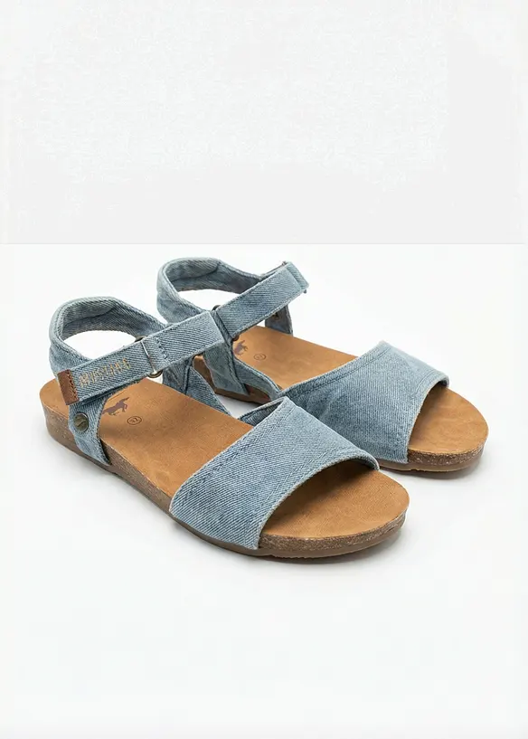 Sandal med denimlook fr&aring;n Mustang, Mustang