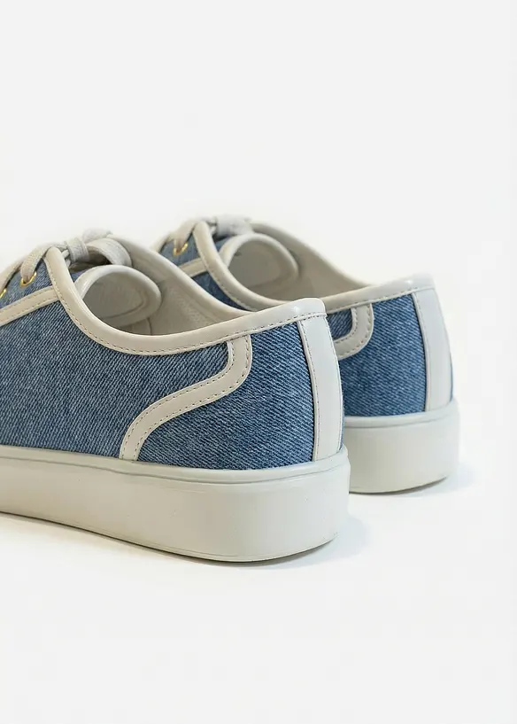 Sneakers i denimstil, bonprix