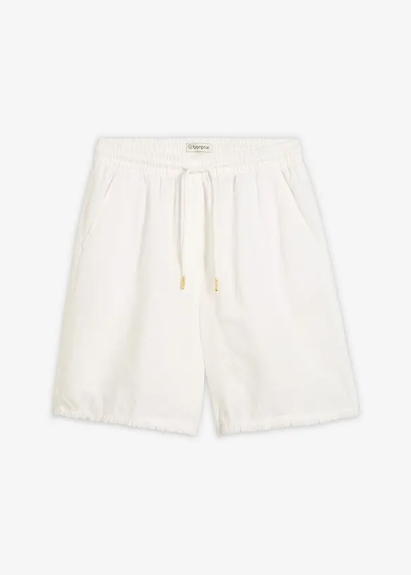 Shorts av rent linne, bonprix