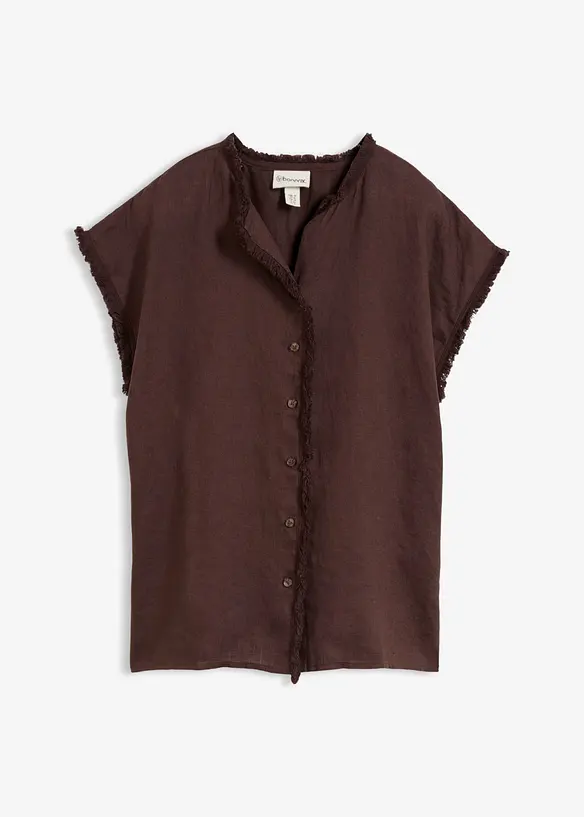 Blustunika i rent linne, bonprix