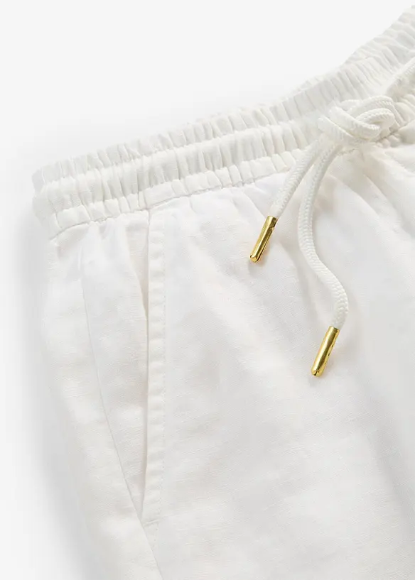 Shorts av rent linne, bonprix