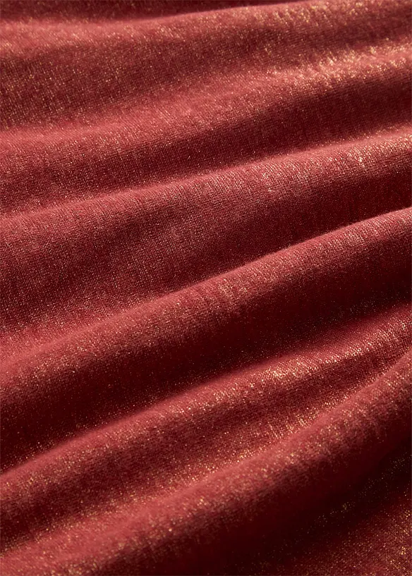 Linnetopp med Lurex-garn, bonprix