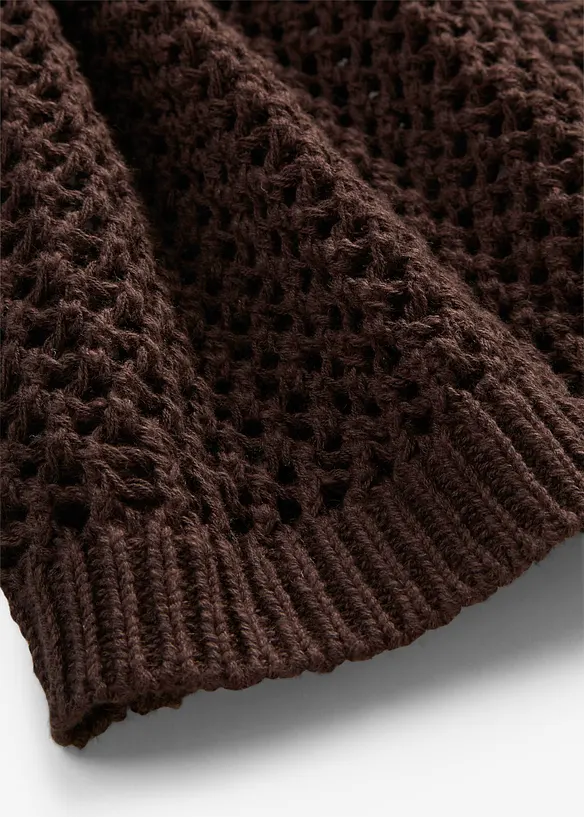 H&aring;lm&ouml;nstrad cardigan med lin, bonprix