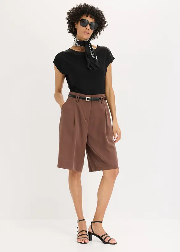 Shorts i mjuk viskosmix, bonprix