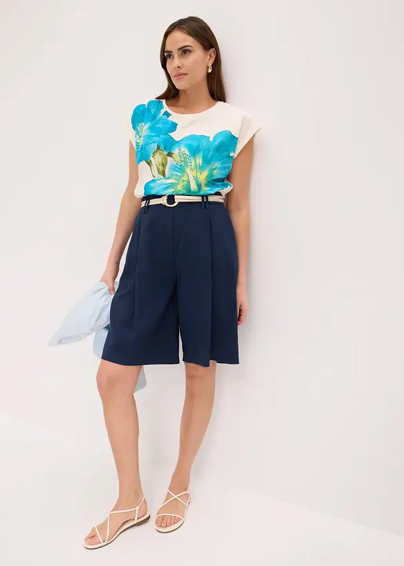 Shorts i mjuk viskosmix, bonprix