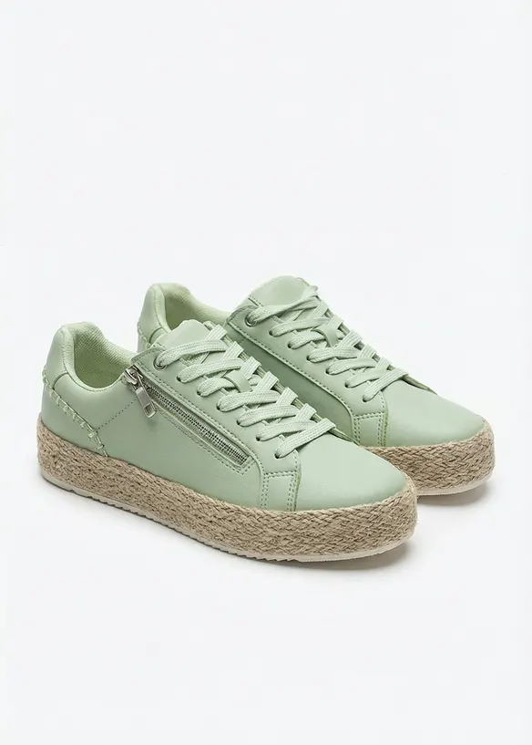 Sneakers med dragkedja, bonprix