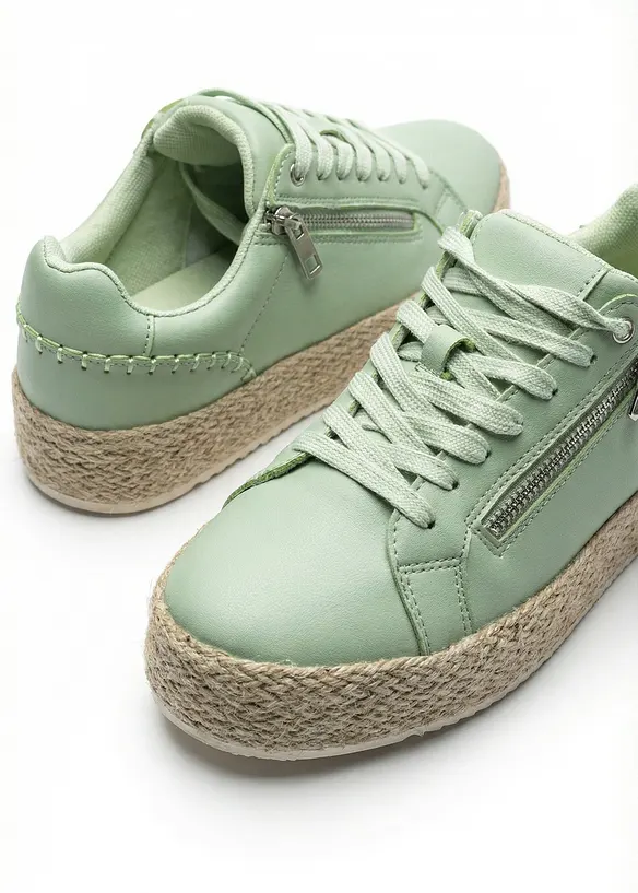 Sneakers med dragkedja, bonprix