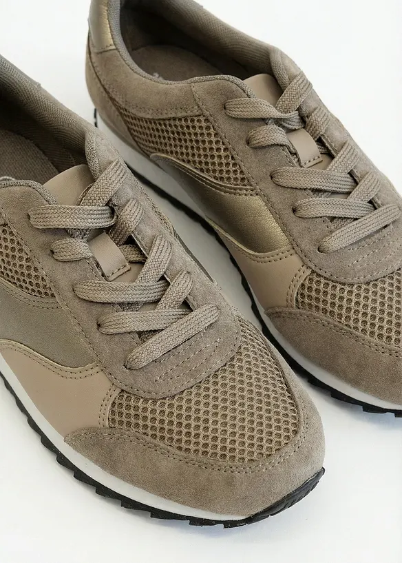 Sneakers med meshinf&auml;llning, bonprix