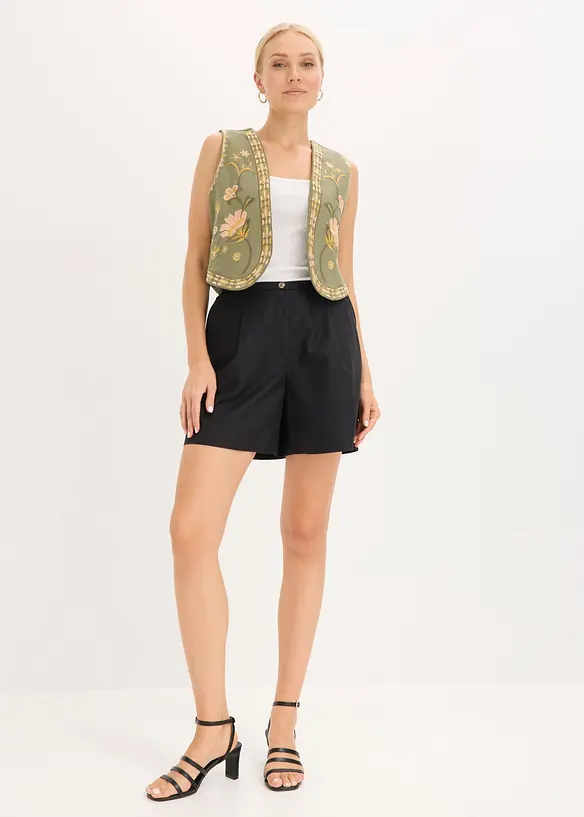 Shorts med res&aring;rlinning, bonprix